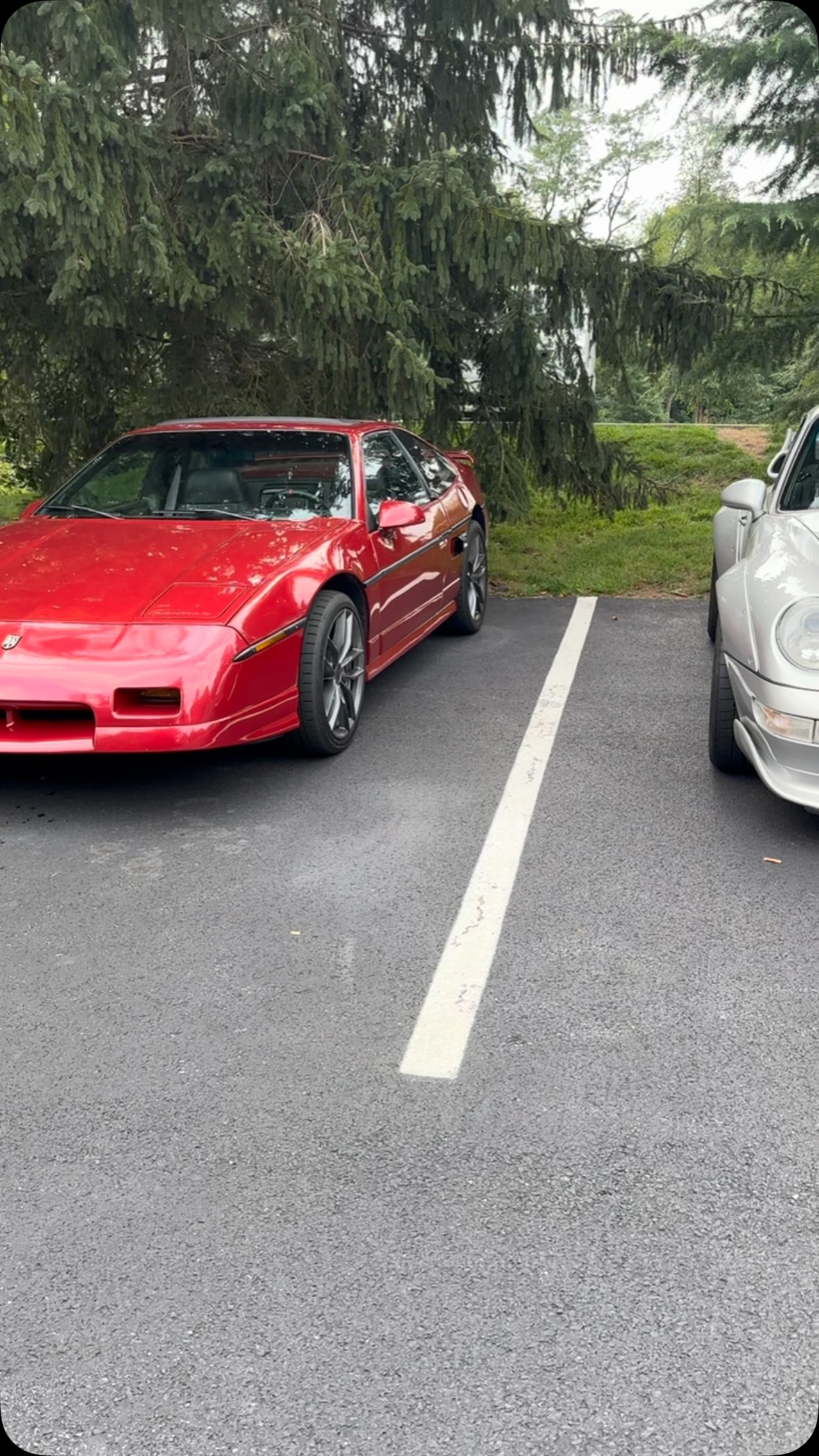 Two Porsches, a Supra, a V12 Ferrari and one very confident Fiero.
